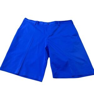 Adidas Men’s Royal Blue Flat Front Shorts Size 40 Golf Casual Streetwear summer